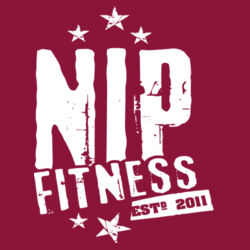 Nip Fitness w/ Skull - Heavy Blend Crewneck Sweatshirt Design