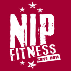 Nip Fitness w/ Skull - Sport Wick ® Textured Colorblock 1/4 Zip Pullover Design