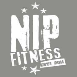 Nip Fitness w/ Skull - Dri FIT 1/2 Zip Cover Up Design