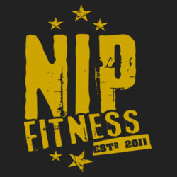 NIP Fitness Gold - Unisex Lightweight Hooded Sweatshirt Design
