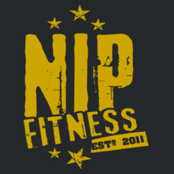 NIP Fitness Gold - Heavy Blend Hooded Sweatshirt Design