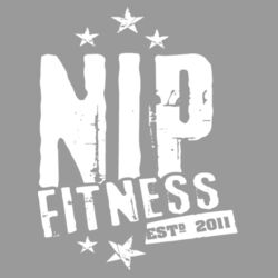 Nip Fitness w/ Skull - Full Zip Heather Stretch Fleece Jacket Design