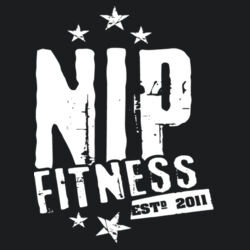 Nip Fitness w/ Skull - Unisex Hooded Full-Zip Sweatshirt Design