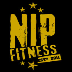 NIP Fitness Gold - Premium Fitted CVC Crew Design