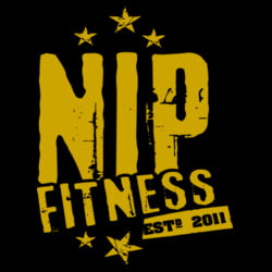 NIP Fitness Gold - Premium Long Sleeve Crew Design