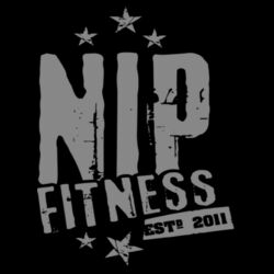 NIP Fitness Silver - Premium Fitted CVC Crew Design