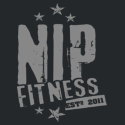 NIP Fitness Silver - Heavy Blend Hooded Sweatshirt Design